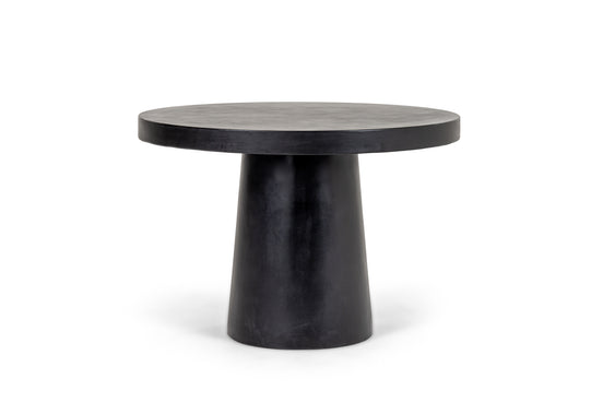 Desoto - Modern Black Concrete Round Dining Table - image 2