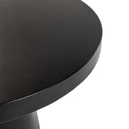 Desoto - Modern Black Concrete Round Dining Table - image 3