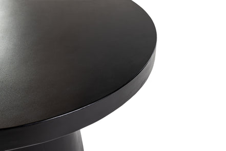 Desoto - Modern Black Concrete Round Dining Table - image 3