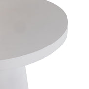 Desoto - Modern White Concrete Round Dining Table - image 4