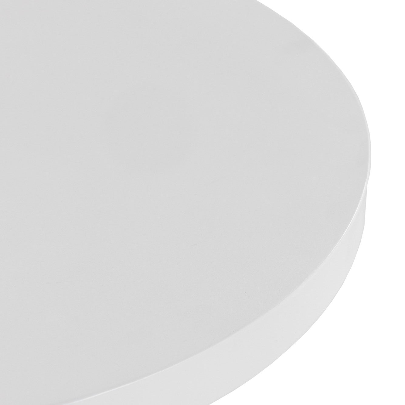 Desoto - Modern White Concrete Round Coffee Table - image 3