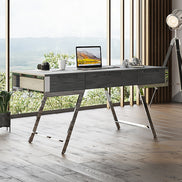 Dessart - Modern Elm Grey Office Desk