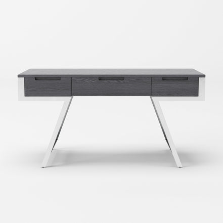 Dessart - Modern Elm Grey Office Desk - image 2