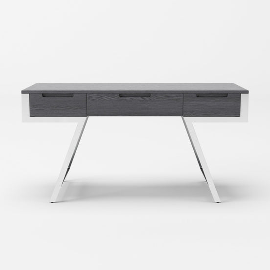Dessart - Modern Elm Grey Office Desk - image 2