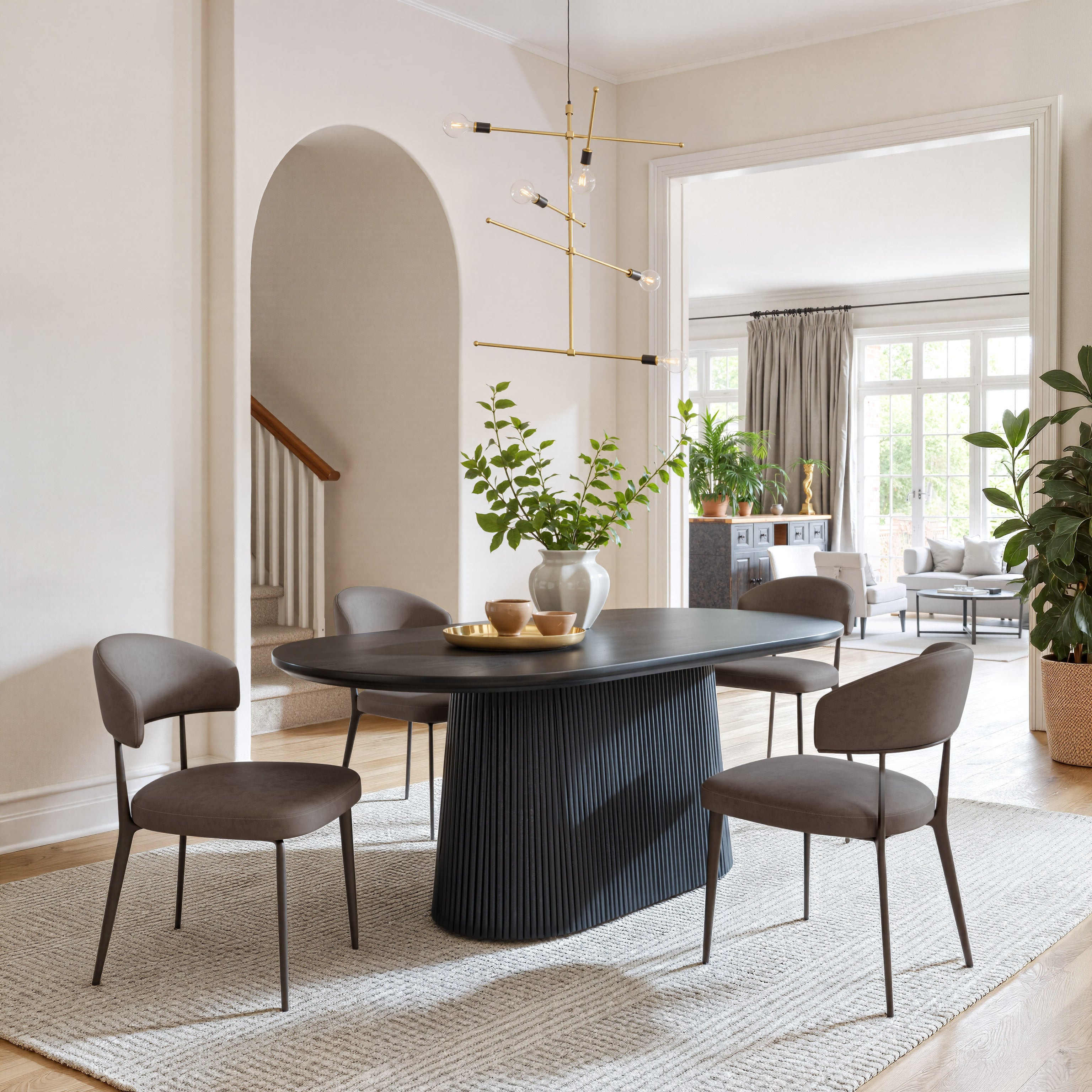 Sulco Dining Table Black