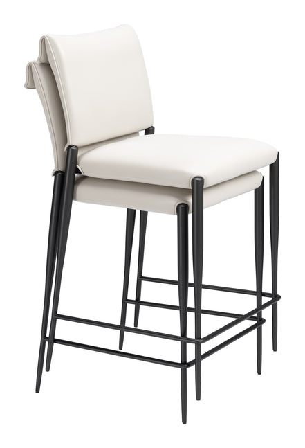Freesia Counter Stool (Set of 2) White