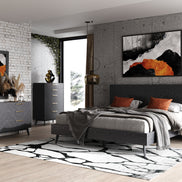 Diana - Modern Grey Ash Nightstand - image 2