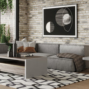 Navstar - Contemporary Grey Fabric Modular Sectional Sofa - image 4