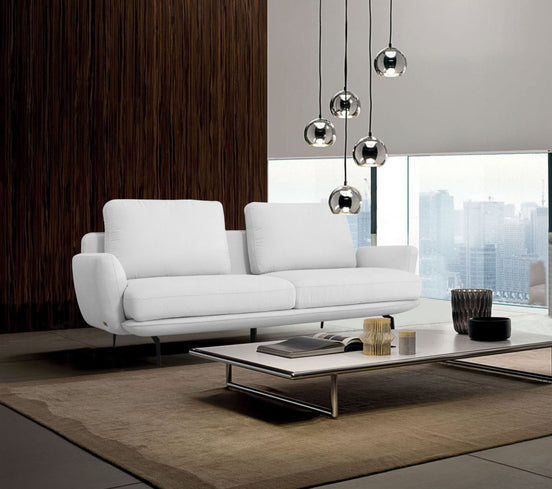 Dolly Modern - Off White Fabric Sofa