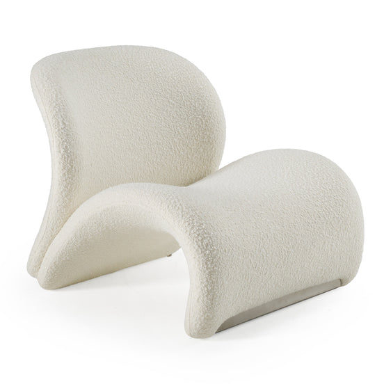 Donovan Modern Accent White Chair - image 2