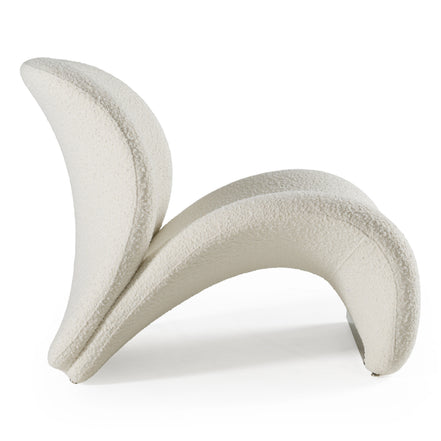 Donovan Modern Accent White Chair - image 4
