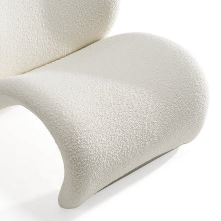 Donovan Modern Accent White Chair - image 5