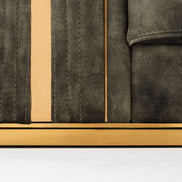 Dosie - Transitional Grey Velvet Chair