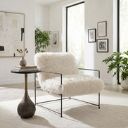 Ionis Accent Table Black & Antique Silver
