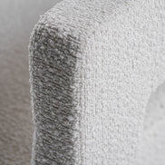 Drea - Modern White Fabric Dining Chair