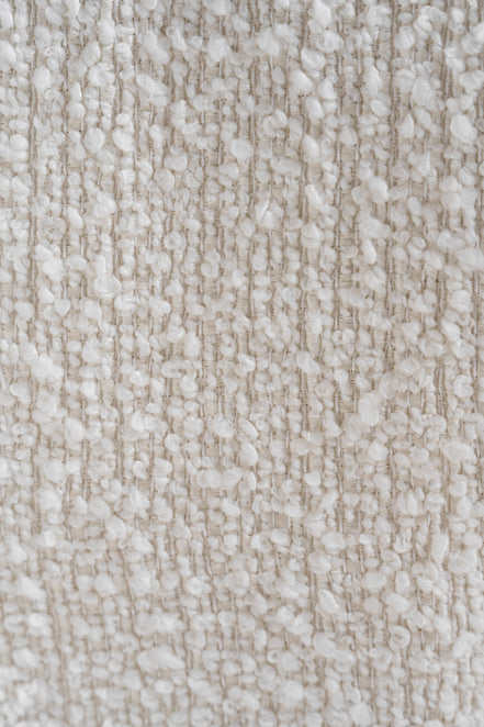 Drea - Modern White Fabric Dining Chair - image 2