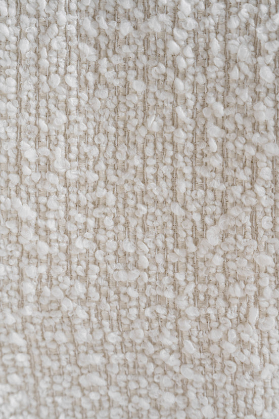 Drea - Modern White Fabric Dining Chair - image 2