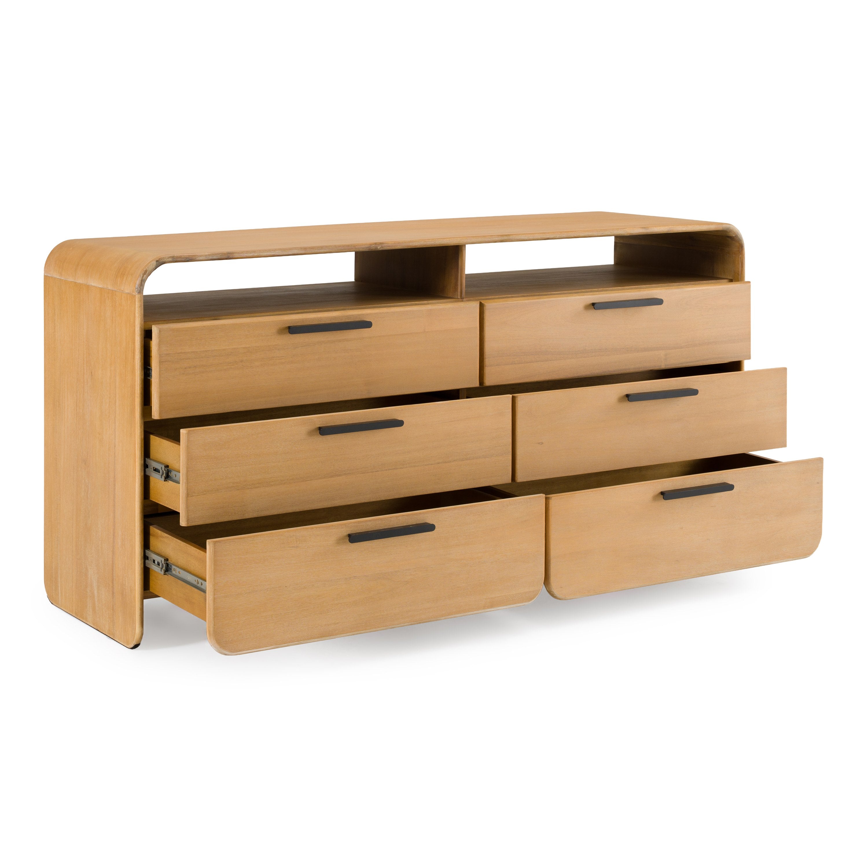 Dresden - Modern Natural Acacia Dresser - image 2