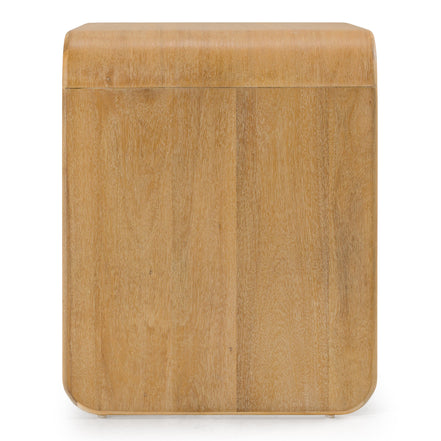 Dresden - Modern Natural Acacia 1-Drawer Nightstand - image 3