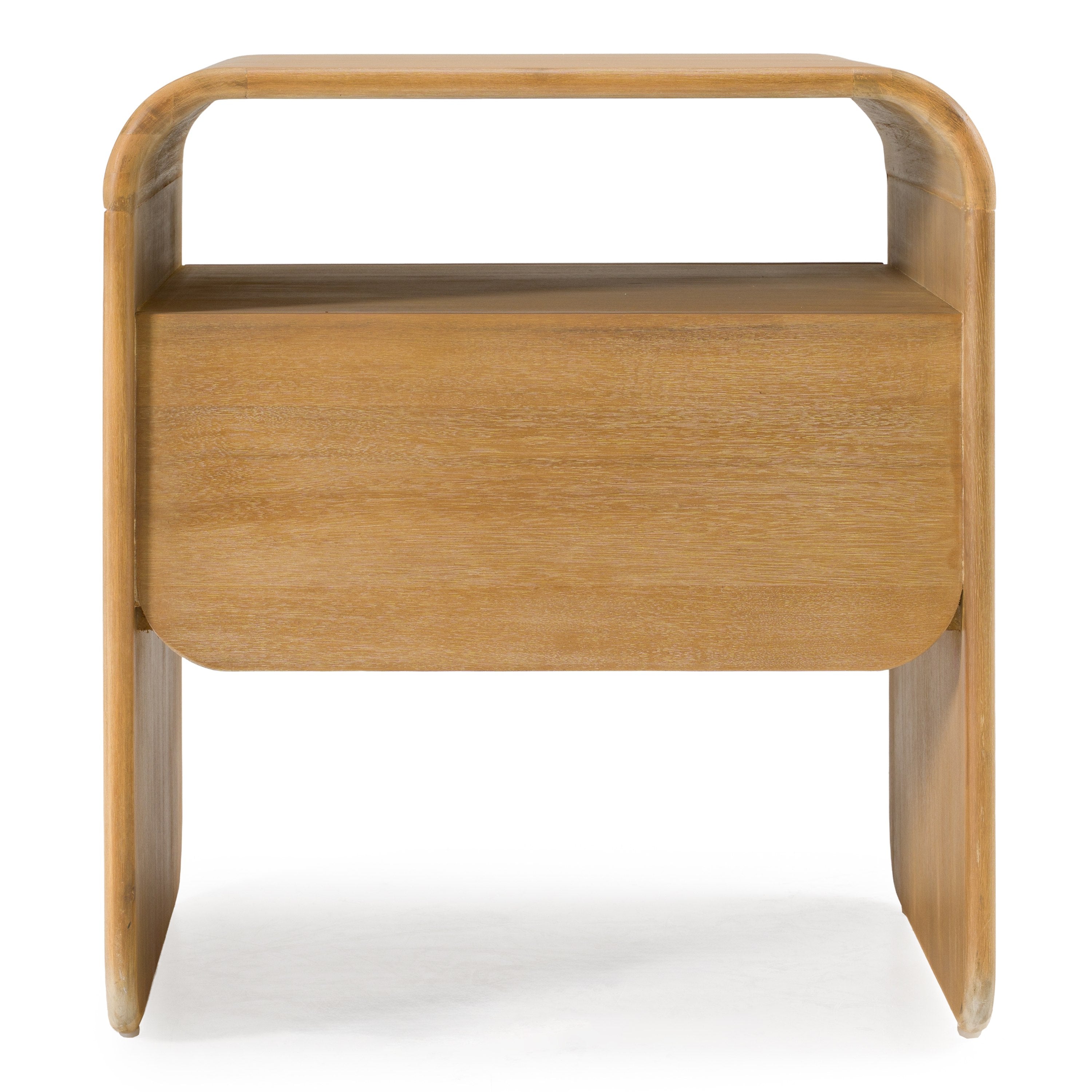 Dresden - Modern Natural Acacia 1-Drawer Nightstand - image 5