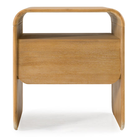 Dresden - Modern Natural Acacia 1-Drawer Nightstand - image 5