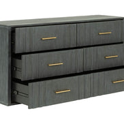 Manchester- Contemporary Dark Grey Dresser - image 2