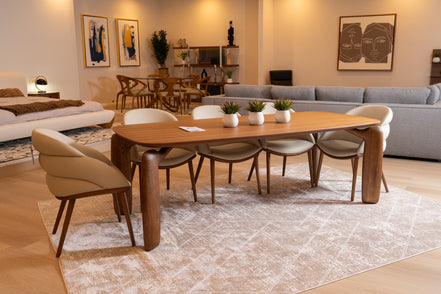 Michael - Mid-Century Modern Walnut Dining Table - image 3