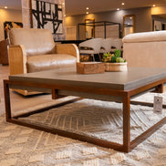 Shepard Modern Concrete Coffee Table