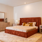 Roma - Modern Faux Travertine + Gold Dresser - image 2