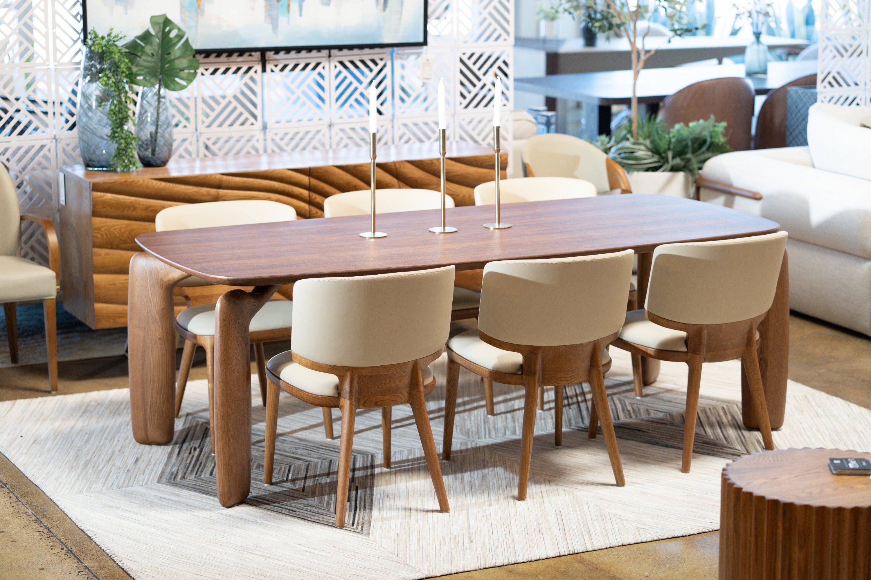 Michael - Mid-Century Modern Walnut Dining Table - image 4