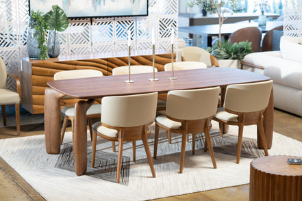 Michael - Mid-Century Modern Walnut Dining Table - image 4