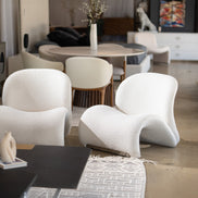 Donovan Modern Accent White Chair