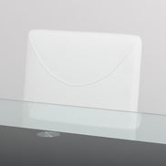 Misha - Modern White Leatherette Dining Chair - image 3