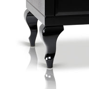 Bellagio Transitional Black Crocodile Lacquer Buffet - image 4