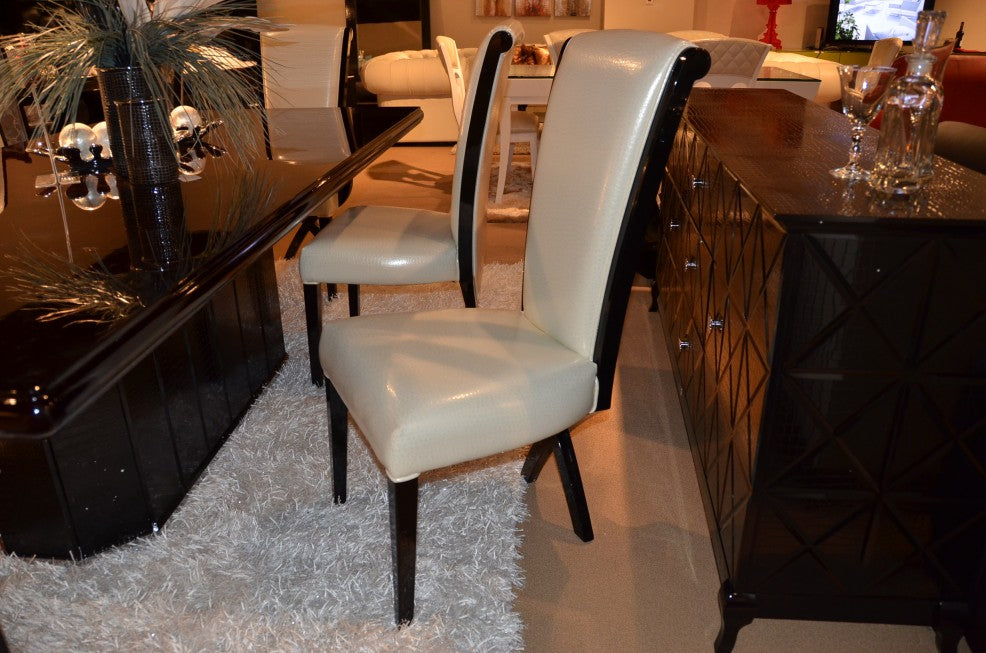Xena - Transitional X-Leg Dining Chair - image 2