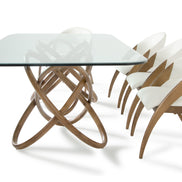 Mason & Lucas Modern Walnut Dining Set - image 3