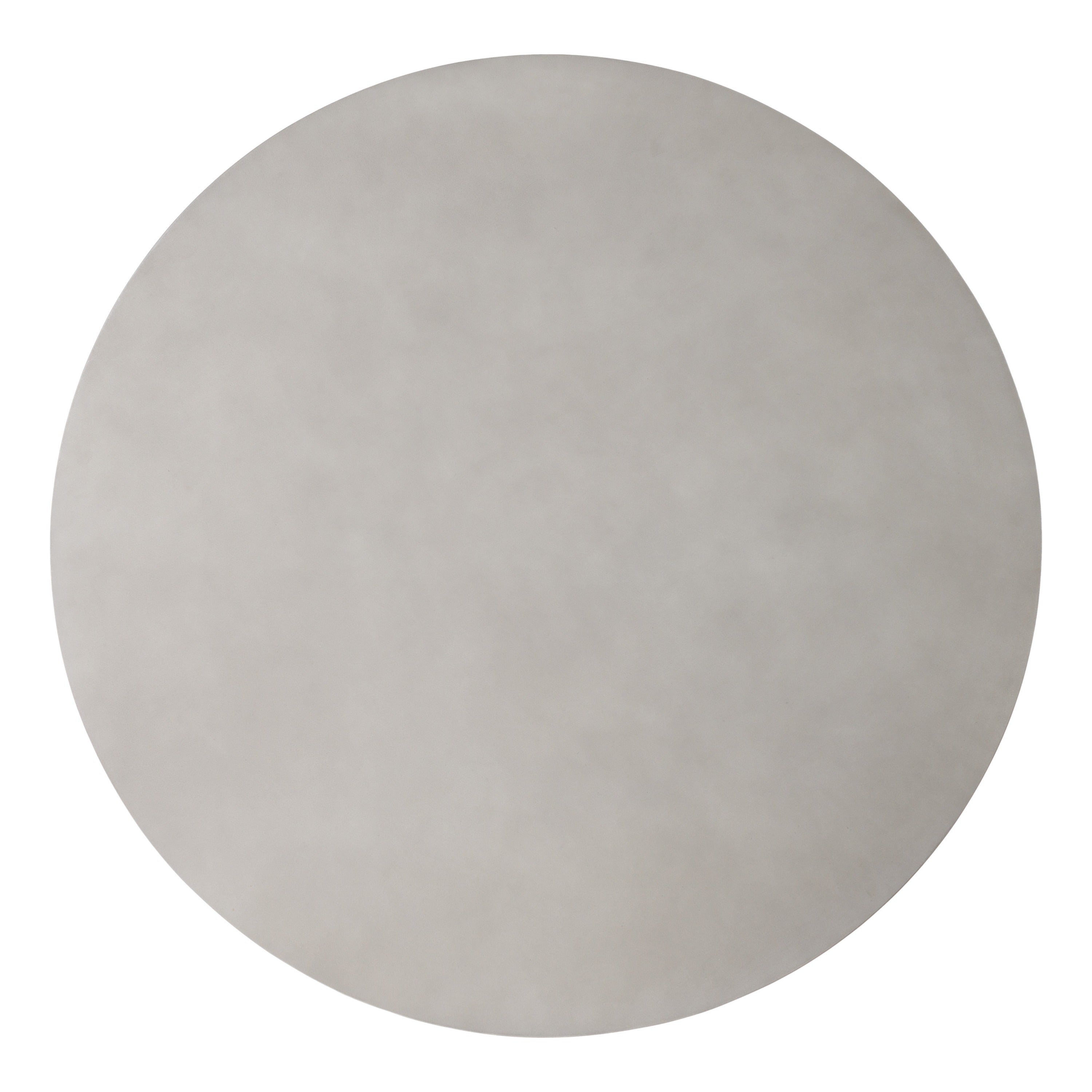 Duncan - Modern Faux Concrete + Walnut Round Dining Table - image 2