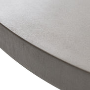 Duncan - Modern Faux Concrete + Walnut Round Dining Table - image 3