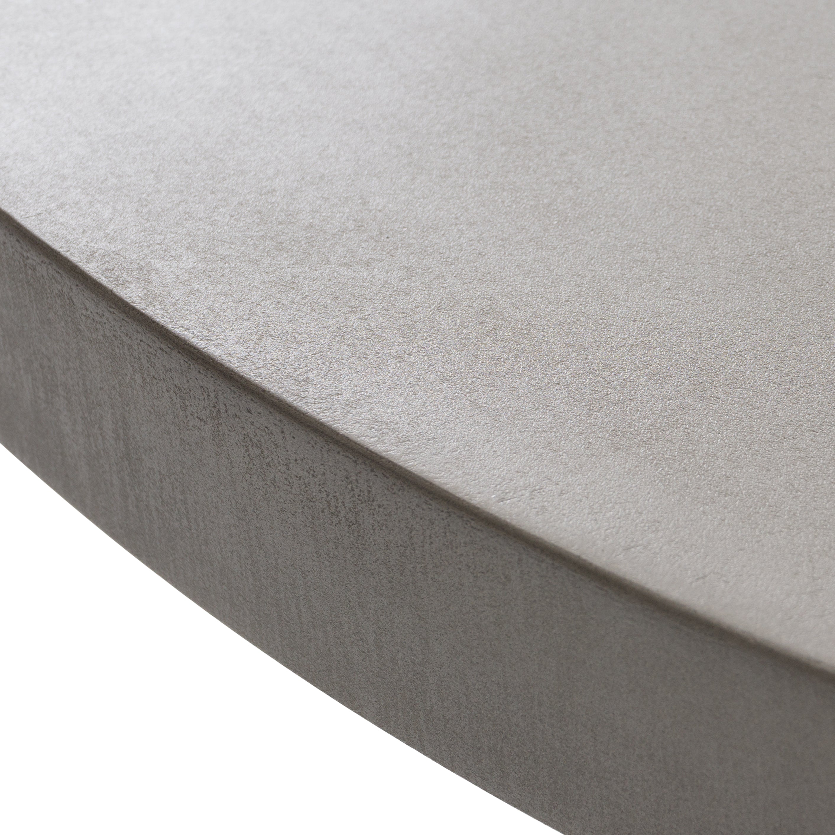 Duncan - Modern Faux Concrete + Walnut Round Dining Table - image 3