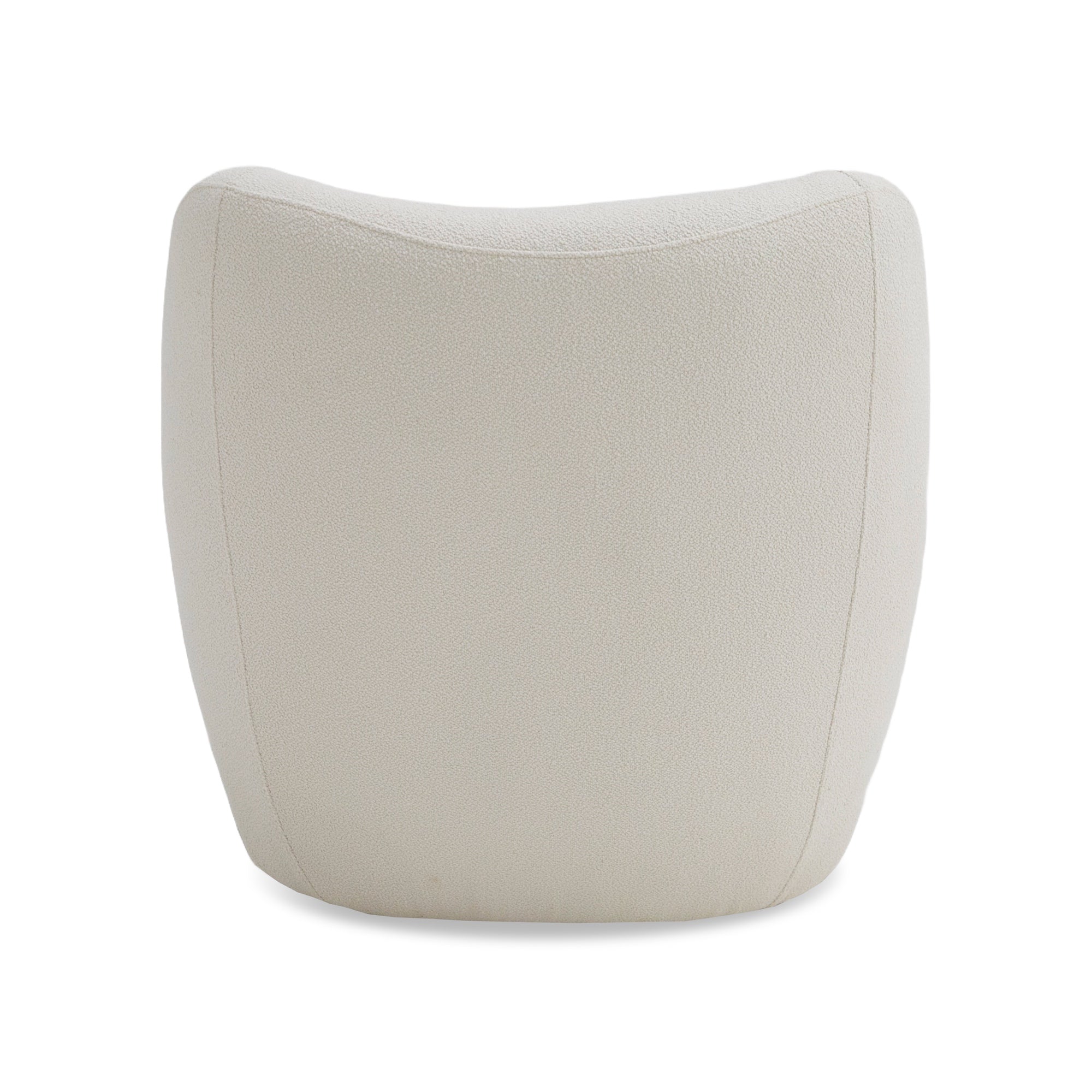 Duran - Contemporary White Fabric Accent Chair - image 2