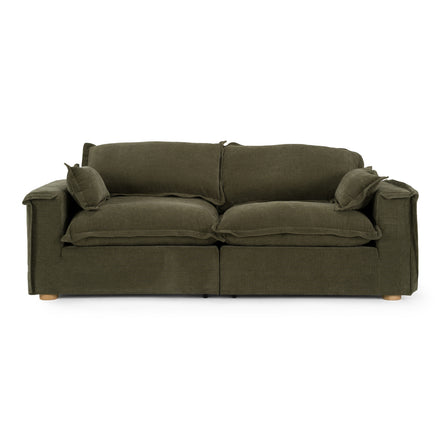 Durbin - Modern Green Fabric Sofa - image 2