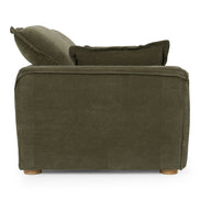 Durbin - Modern Green Fabric Sofa - image 4