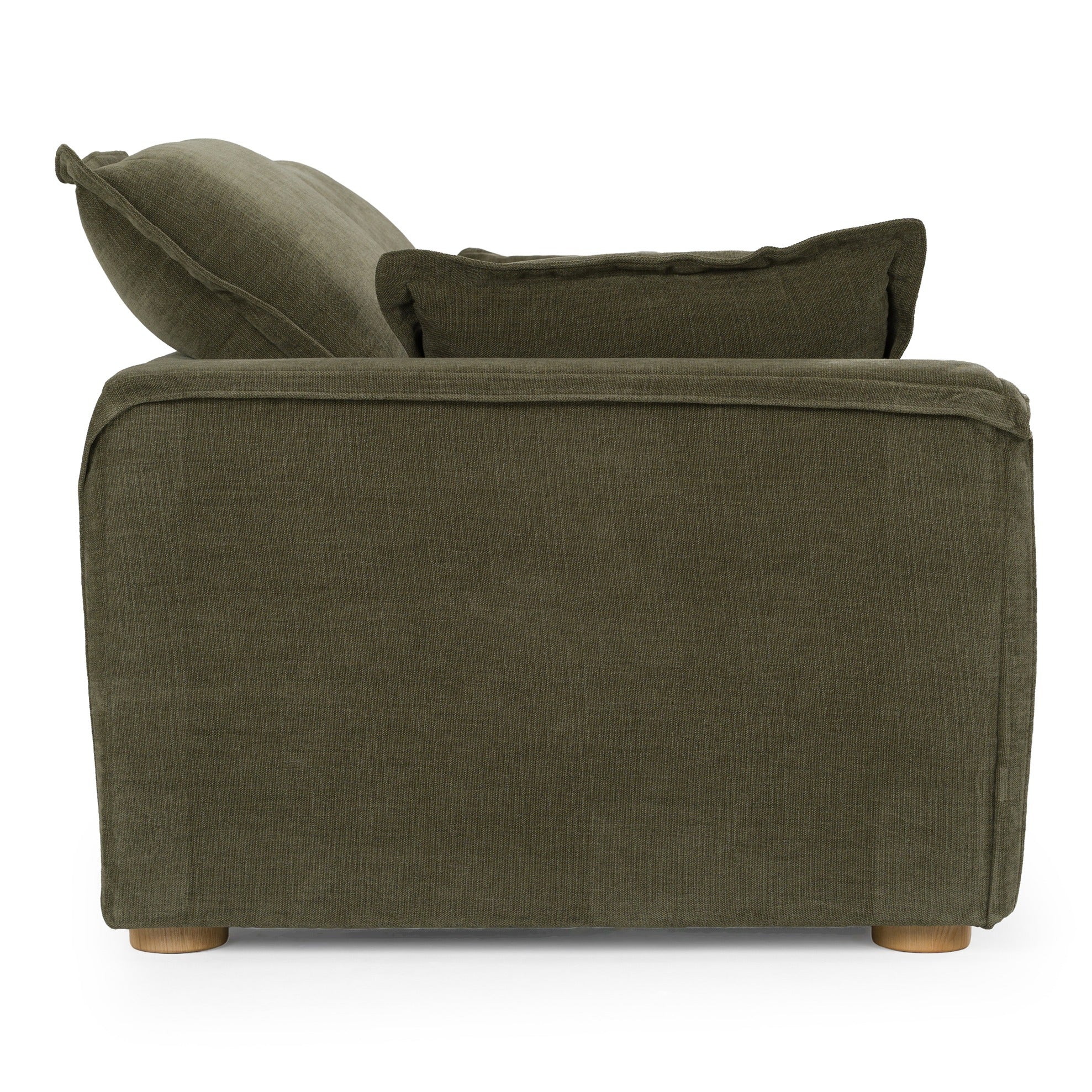 Durbin - Modern Green Fabric Sofa - image 4
