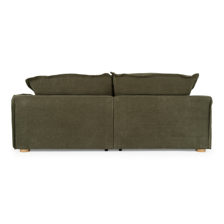 Durbin - Modern Green Fabric Sofa - image 5