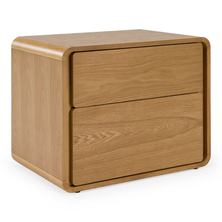 Dustin - Modern Natural Oak Nightstand - image 4