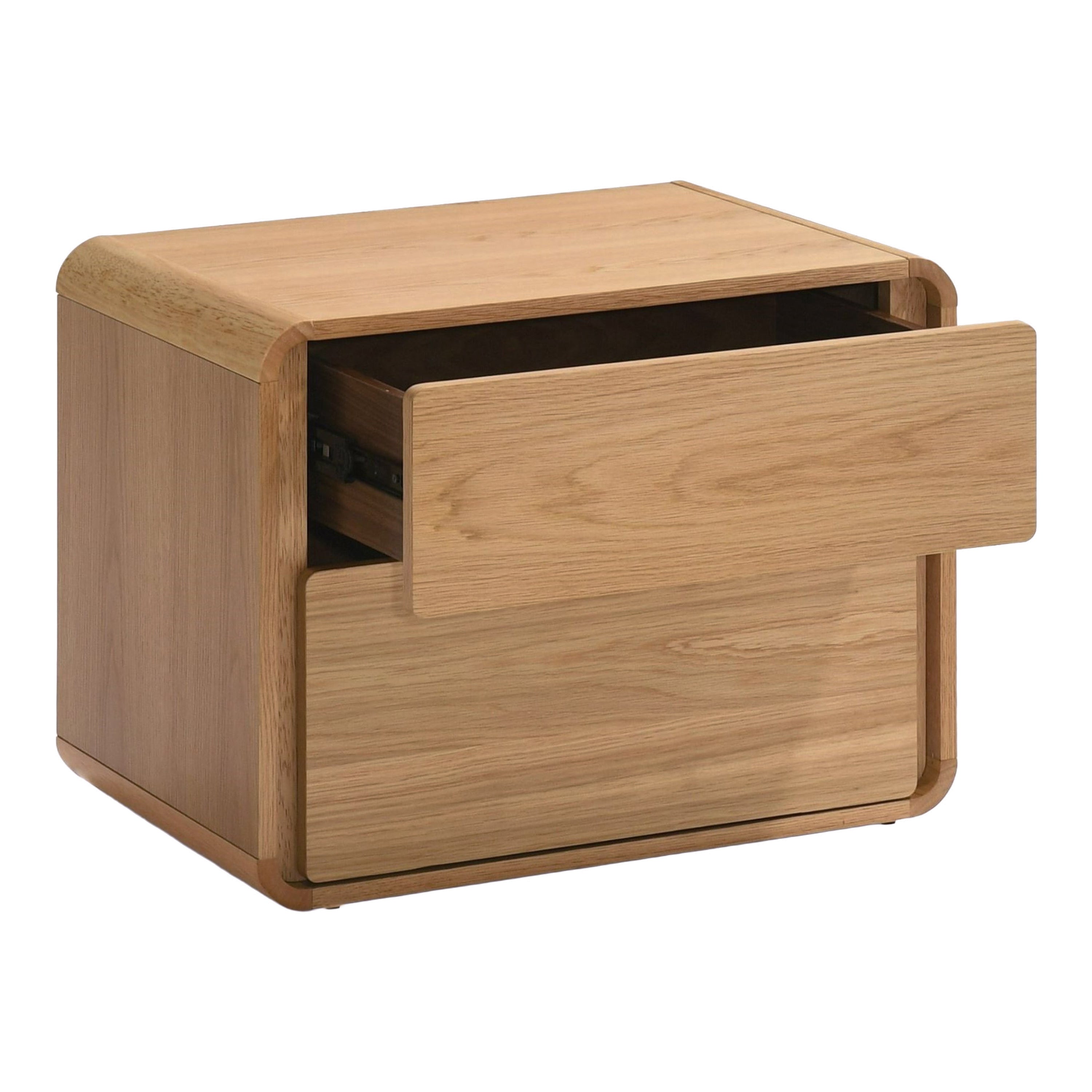 Dustin - Modern Natural Oak Nightstand - image 2