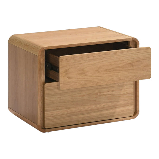Dustin - Modern Natural Oak Nightstand - image 2