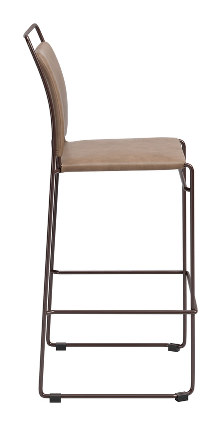 Verbena Barstool (Set of 2) Brown