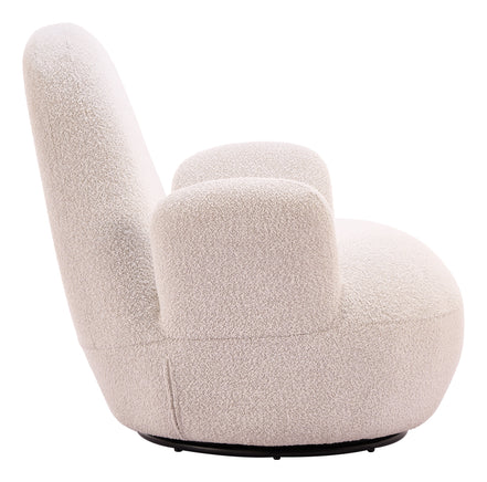 Lunet Swivel Chair Ivory