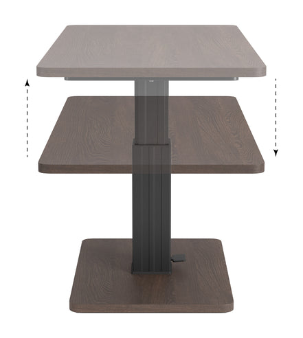 Brule Adjustable Dining Table Walnut
